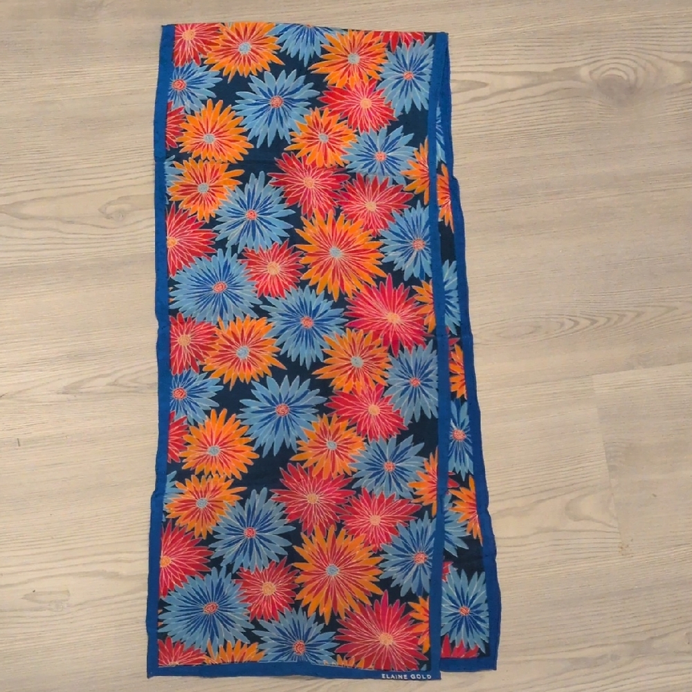 Colorful Floral Scarf